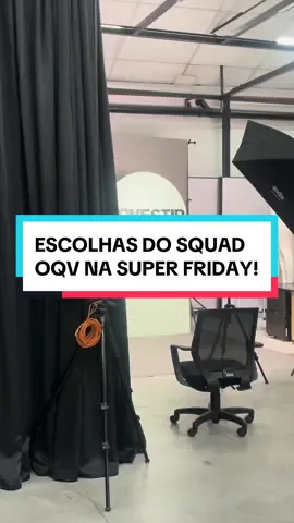 A @LU NUNES e o @Lucas Mantellato já fizeram suas escolhas na #SuperFridayOQV ! Corre para o site e aproveite o último dia para garantir suas peças com descontos incríveis😍