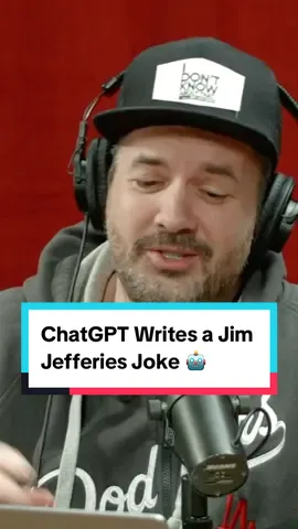 You can stream the full episode of @IDKAT with Jim Jefferies on the @Jimjefferiescomedy Youtube channel #jimjefferies #musolini #joke #jokes #chatgpt #chatgpthack #comedy #standup #idkat #comedypodcast #comedypodcastclips #explore #fashion #funny #fyp #foryou #4u #idontknowaboutthat #podcast 