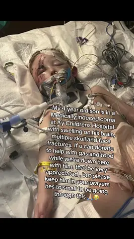 The gofundme link is in my bio. Lift his name up in all your prayers. His name is Ryland Owsley. We were in a horrible car accident last week. 🙏🏼🙏🏼🙏🏼