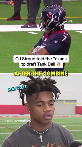 One of the most electric young duos in the league ⚡️ #nfl #texans #houston #cjstroud #tankdell