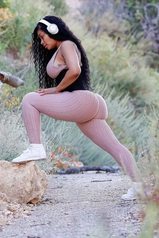 when angela worked out in 2022 #blacchyna 