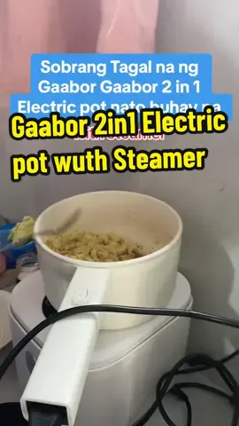 Gaabor 2 in 1 Electric Pot with Steamer  #gaaborelectricpot #gaabor3in1electricpot #gaabor #hotpot #gaaborelectric #affiliates #tiktokfinds #longervideos 
