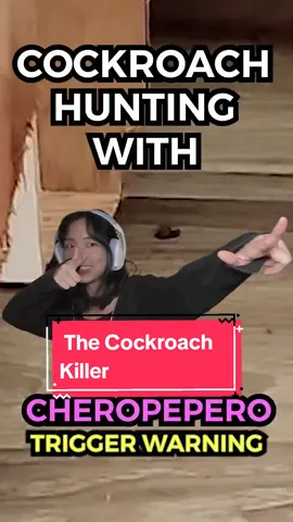 lmk if you want more cockroach killing content 😇 #cockroach #thecockroachkiller  #twitchstreamer #cheropepero 