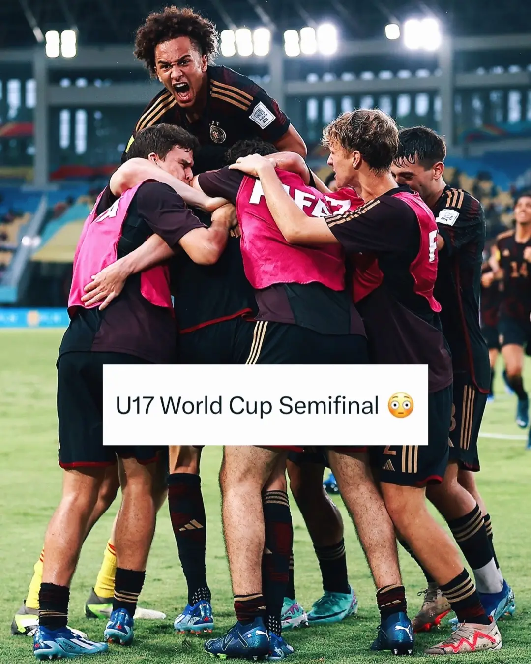 And breathe... Germany advance to the final! 🇩🇪 #Soccer #football #germany #argentina #u17worldcup #worldcup #wonderkid 