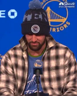 Things got very awkward when a reporter brought up Klay not being benched. 😬 [via @nbcsportsauthentic]