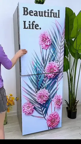 Miếng dán tủ lạnh, máy giặt chất liệu decan chống thấm nước keo chắc chắn(kt 60cmx150cm) họa tiết 3D Hãy nhanh tay ! #dồdùnggiađình #miếngdánsticker #xuhuong #thinhhanh 