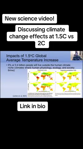 Uploaded a talk I gave for my masters program to youtube! Discussing climate change scenarios and impacts, link in the bio #climatechange #climatescience #chemistry #climateaction #climate #science #stem 