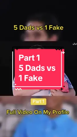 Part 1 - 5 Dads vs 1 Fake #fake #dad #youtube #clips #tiktok #fyp #trending #viral #vs