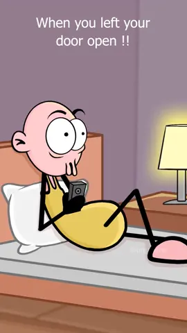 when you left your door open 🤣😂 (4k memes) #animationmeme  #ricoanimation  #animation  #meme  #funnymeme