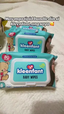 Isang box na yung binili kong wipes from kleenfant, makukumpleto na rin ang baby essentials !!! 😍