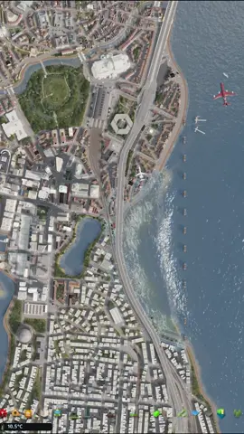 New land and a new possibilities for building, can we have this on mobile one day, on android or iphone #citiesskylines #gaming #mobile 