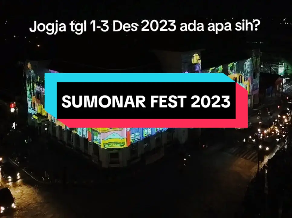 Jangan lupa kita akan saksikan Pameran cahaya dari berbagai seniman lokal hingga mancanegara yang di proyeksikan di bangunan sejarah! Rangkaian Festival dan lokasi :  ✅ Video Mapping show ✅ Art Exhibition ✅ Workshop seni cahaya ✅ Sumonium seni berbasis cahaya ✅ Art performances Catat Tanggalnya ‼️ 》25 Nov - 5 Des 2023 📍 Galeri Museum Affandi Yogyakarta  | Art Exhibition HTM : 50 rb (Pelajar & Mahasiswa) HTM : 75 rb (Umum) 》1 - 3 Des 2023 📍 Fasad BNI 46 , Titik nol km  Yogyakarta | Video Mapping Show 🌌 HTM Free! Kita tunggu disana yaaah! Jangan rebahan mulu 😁 See u!! 🙌 #jogja #sumonarfest2023 #mapping #pamerancahaya #jogjaevent 