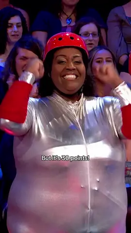 Anyone know where to get a silver spandex suit & red helmet? ⛑️ #HoleInTheWall #BritishTV #britishhumour #uktv #gameshow
