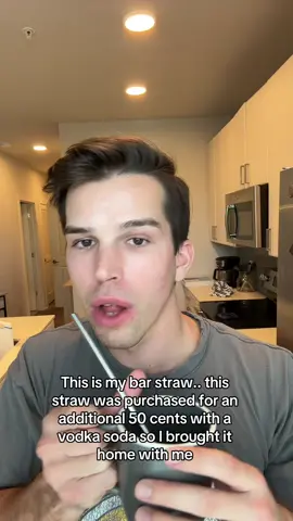 one thing about me is every reusable straw i have is from a bar that i put in my pocket and brought home 