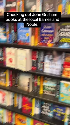 Saw a lot of fellow Indie Authors at the store. #book #BookTok #ya #horror #horrortiktok #horrortok #johngrisham #johngrishambooks #barnesandnoble #bookstore #booktokbooks #bookrecimmendations 