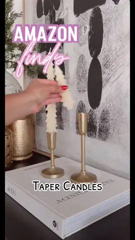 Super cute taper candles for christmas! I love the classy and simple look of these😍🎄 link in instagram highlight reel “SeasonalFun” #candles #christmas #tapercandles #holiday #christmasdecor #holidaytiktok #christmastree #amazonfinds #christmasamazon #amazonchridtmas