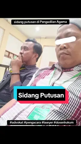 2 sidang putusan di Pengadilan Agama 💪💪💪 . #fyp #fypシ #fypシ゚viral #advokat #pengacara #lawyer #dosenhukum