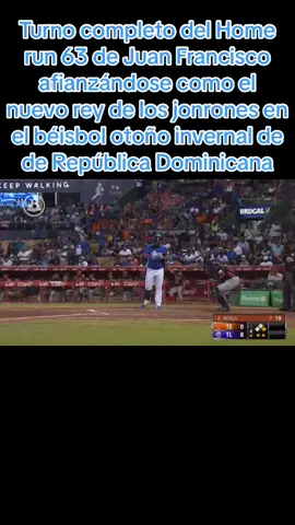 Juan Francisco el nuevo rey de los jonrones del béisbol de la República Dominicana #parati #viral #fyp #lidom #tigredellicey💙🤍🐅 #torosdeleste #juanfrancisco #franklinmirabal 