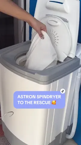 No time magpatuyo ng labada dahil sa busy schedule? Sagot ka na ng Astron Spin Dryer na #MuraNaMaaasahanPa! 🥹💙 May quick dry feature 'yan, rust proof pa and with 1 year warranty pa! Biliiii na.... dasurb mo 'yarn! 🛒💸  Go click the yellow basket 🫶🏻  #AlagangAstron