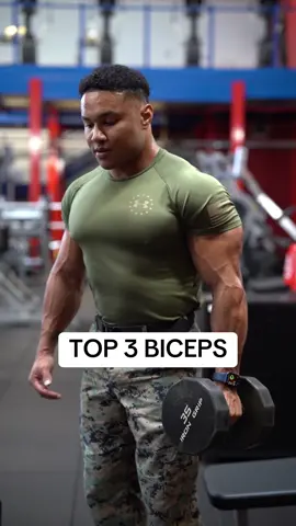 My “Top 3 exercises to grow big biceps” (Save this) and give it a try. You will NOT be disappointed. You will be sore though 😮‍💨📝 3 SETS OF EACH 💪🏽Heavy negatives 💪🏽Drag curls 💪🏽Hammer curls  60-90 sec breaks I train arms 2 times a week Here are some tips I have for growing your bicep 💪🏽 To train your biceps properly: 1. Choose exercises that target the 2 heads of the biceps and that will challenge you.  2. Maintain proper form, avoid swinging, and focus on full range of motion. 3. Experiment with grip variations to target different parts of the biceps. 4. Focus on feeling the biceps working through the mind-muscle connection. 5. Vary rep ranges for strength and hypertrophy. 6. Gradually increase the resistance over time for progressive overload. 7. Allow for adequate recovery time between workouts (at least 48 hours). 8. Incorporate biceps exercises into a balanced training program that addresses other muscle groups.