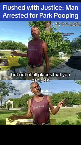 Flushed with Justice: Man Arrested for Park Pooping #cops #copsoftiktok #police #policeofficer #policeoftiktok #policechase #policeman #arrested #law #foryoupage #usa_tiktok 