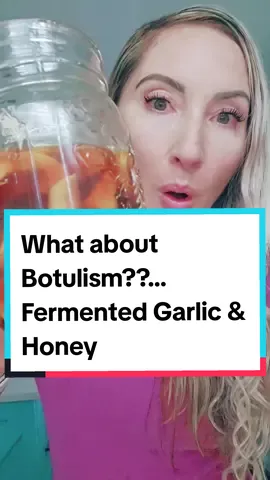 While both honey and garlic can contain botulism spores, the likelihood of the toxin growing in this environment that will be too acidic (because of the fermentation process) is very improbable. 🧄🍯 Honey is a natural preservative for food 👉 Check out my natural antibiotic, immune boosting recipe series... 👉You can find it in the video on the lower left hand corner . . #holisticwellness #agelessbeauty #naturalmedicine #fermentedgarlichoney #agelessbeauty 