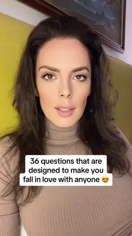 36 questions that are designed to make you fall in love with anyone 😍 #howtofallinlove #fallinloveagain #psychologyhack #thisishowyoufallinlove #deepquestions #deepquestion 
