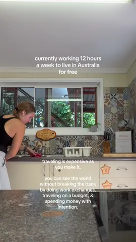don’t let the expense of travel scare you #workforaccomodation #workexchange #whv #americaninaustralia #solotravel #nomad #cairnsaustralia 