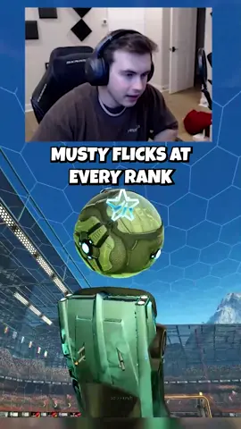 musty flicks at every rank #rocketleague 