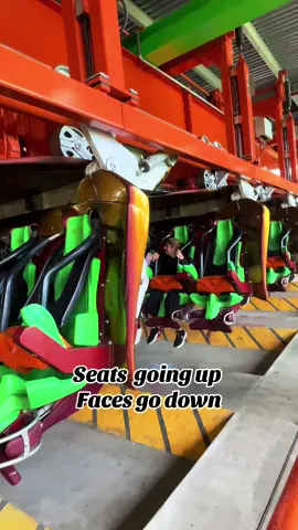 It’s pretty relaxing until you get to that one part 😏🎢 IYKYK #themeparks #fyp #rollercoaster #foryoupage #sixflags #rollercoaster #tatsu 