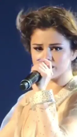 Selena gomez cries during performance #actress #crlebrity #crying #concert #music #facts 