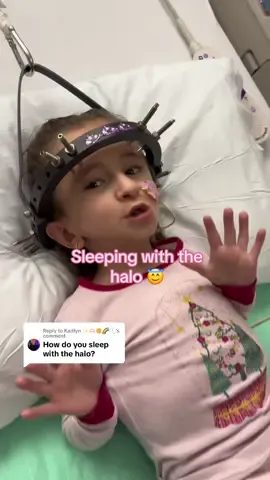 Replying to @Kaitlyn ✨🫶🏻🌞🌈🫧  How I sleep with the halo 🫶🏼😇 #fyp #grwmbyvitoria #Halo 