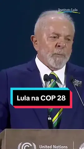 Quando um estadista fala, o mundo todo para pra ouvir! 🌎🌳🇧🇷 #Lula #presidente #Cop28 #discurso #estadista #sustentabilidade #meioambiente #criseclimatica #aquecimentoglobal 