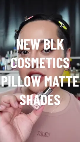 New shades of @blk cosmetics Pillow Matte lippies 💋💄 #makeup #lipstick #beauty 