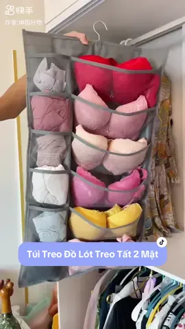 Túi Treo Đồ Lót Treo Tất 2 Mặt #tuitreodolot2mat #tuitreodolot #xuhuong #dodungtienich #tienichgiadinh #dodunggiadinh 