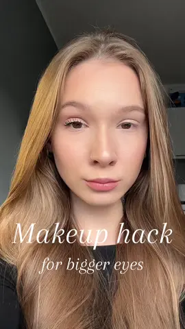Optically bigger eye👁️ #makeuphack #makeup #makeuptutorial #foryou #fyp #dc #dlaciebie 