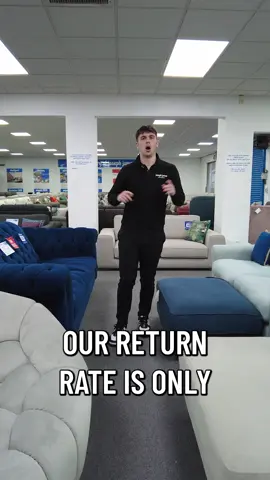 Thoughts on our return rate? 🔄🛋️ Pretty impressive, right? 😉 #returns #feedback #delivery #vans #returnrate #thoughts #showroom #warehouse #furniture #fyp #foryoupage
