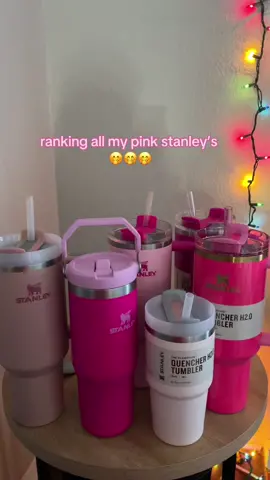 a pink stanley gurlll🩷#stanley #pink #fyp 