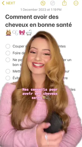Mes conseils pour les cheveux💆🏼‍♀️✨🎀 #cheveux #beauty 