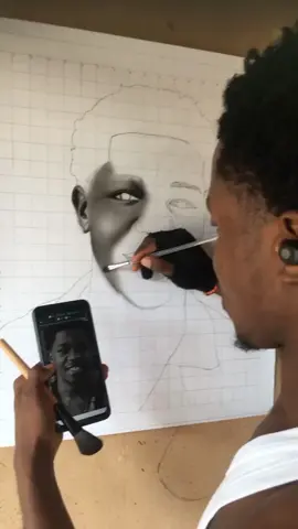 I made a self-portrait 😊😊 #art #artist #artistsoftiktok #artistsoftiktok🌸 #drawingtutorial #charcoalartist #realism #realisticart #charcoaldrawing #fyp #fyppppppppppppppppppppppp #fypage #nigerianartist #fypシ