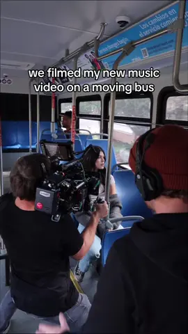 getting into ur feels while a bus and camera crew are moving around aint easy haha 😭 #NeverChange #newmusic 