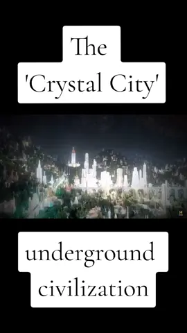 crystal city under the ice. Antarctica? #antartica #ice #icewall #world #hidden #underground #civilization #gameofthrones #power #control #tech #fyp 