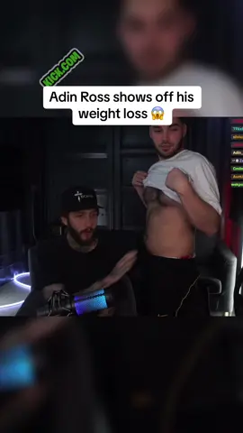 Adin Ross shows off his weight loss #adinross #fazebanks #foryoupage #fyp #viral #gym #motivatio 