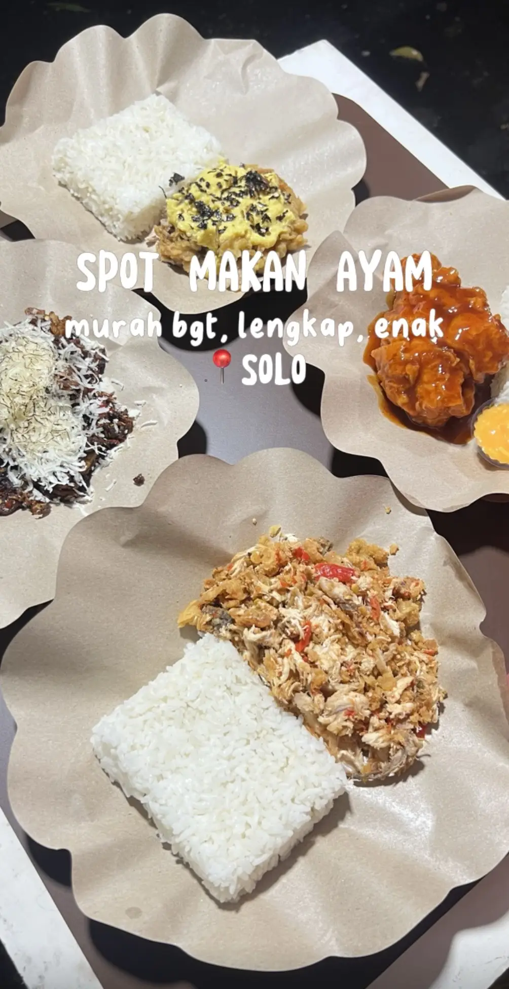 #rekomenrachelkaliini udah unik, rasa enak enak, harganya kek orang sedekah bener bener bintang 5⭐️⭐️ 📍 Ayam Geprek Petualang #rekomenrachel #solo #kulinersolo #ayamgepreksolo #kulinermalamsolo 