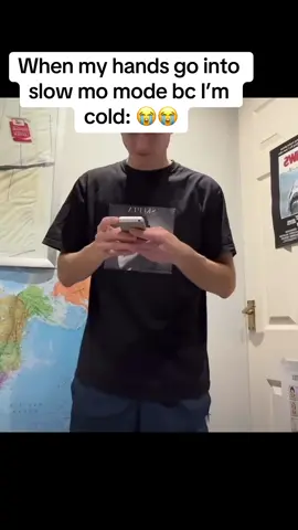 #relatable #edit #cold #slowmo #slowmotion #phone #weather #cantmove #funny #funnyvideos #fyp #coldfinger #hands 