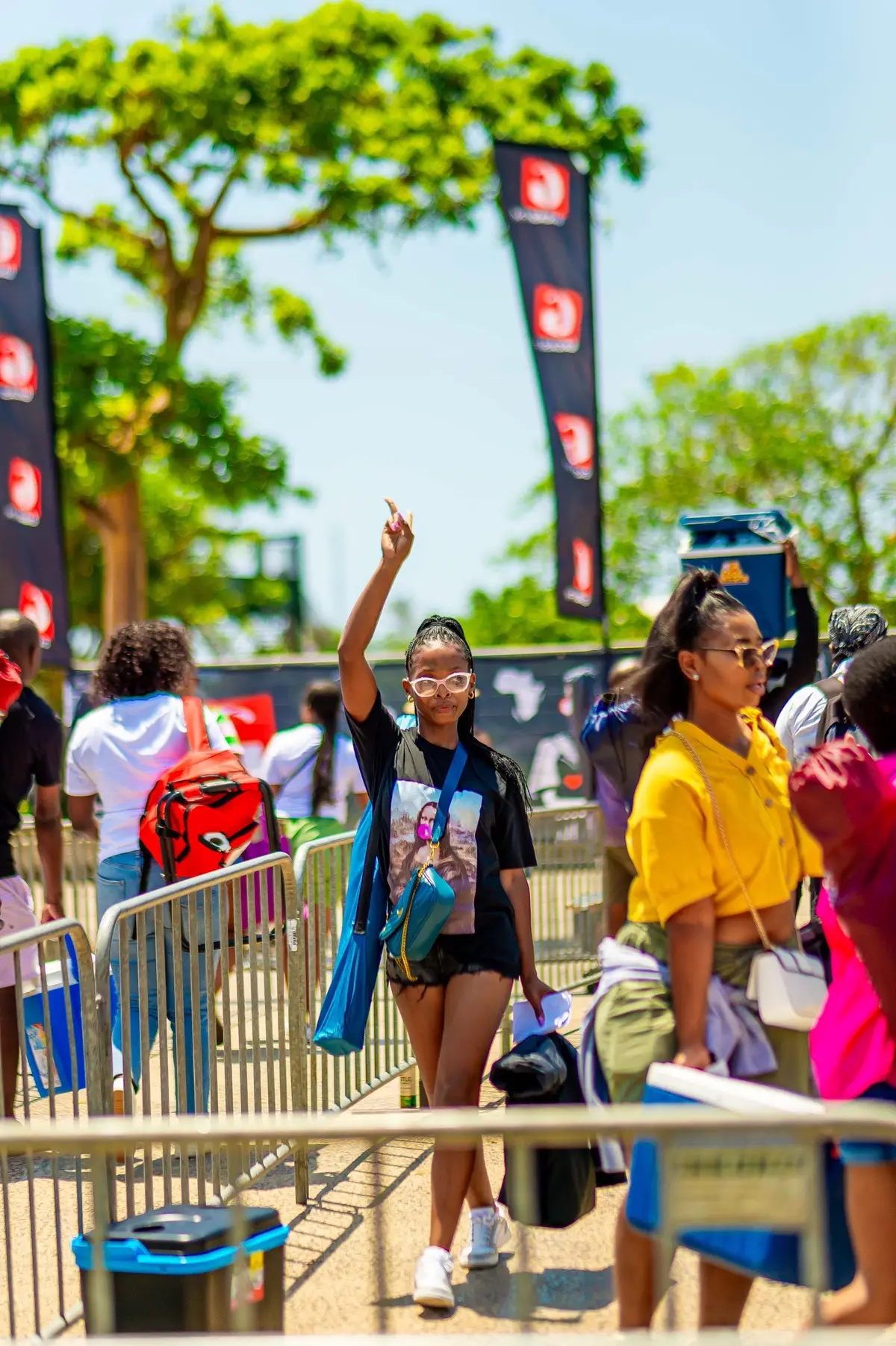 Ngoba masenithe niyatheleka nenza one🔥💃🏖️ 📍Moses Mabhida, People’s Park  #GagasiFM  #GFMBeachfest2023 #SiyabanikaLeSummer