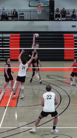 Rising Above the Net 🏐💥 Freshman Phenom Dominates! #IndianaTech #RookieRise #BlockAndKill #MensVolleyball 