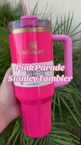 Hands down Pink Parade is my favorite Stanley!  The pink and gold is perfect together! So excited about this one!  #stanleytumbler #pinkparade #stanley40oz #stanleycollection #stanley30oz #MomsofTikTok #momtok 