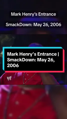 Mark Henry’s Entrance | SmackDown: May 26, 2006 | #tiktok #foryoupage #fyp #foryou #viral #markhenry #WWE #wrestling #wwetiktok #wwefan #smackdown #fridaynightsmackdown #wwe_vidss 