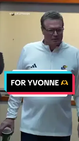 This. It’s about more than basketball. 🫶🥺 #collegehoops #kansas #jayhawks #foryvonne @CBS Sports College Basketball 